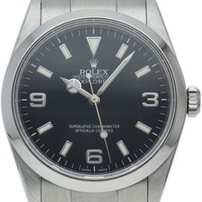 ROLEX Explorer 1 Roulette 114270(Z) Edelstahl Herrenuhr schwarz GEBRAUCHT