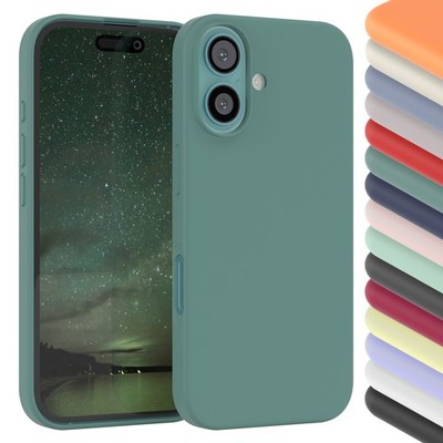 EAZY CASE für Apple iPhone 16 Hülle Silikon Schutzhülle Premium Bumper Cover