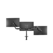 Triple Monitor Desk Mount,Triple Gas Spring Monitor Arm for 17-32 inch LCD Co...