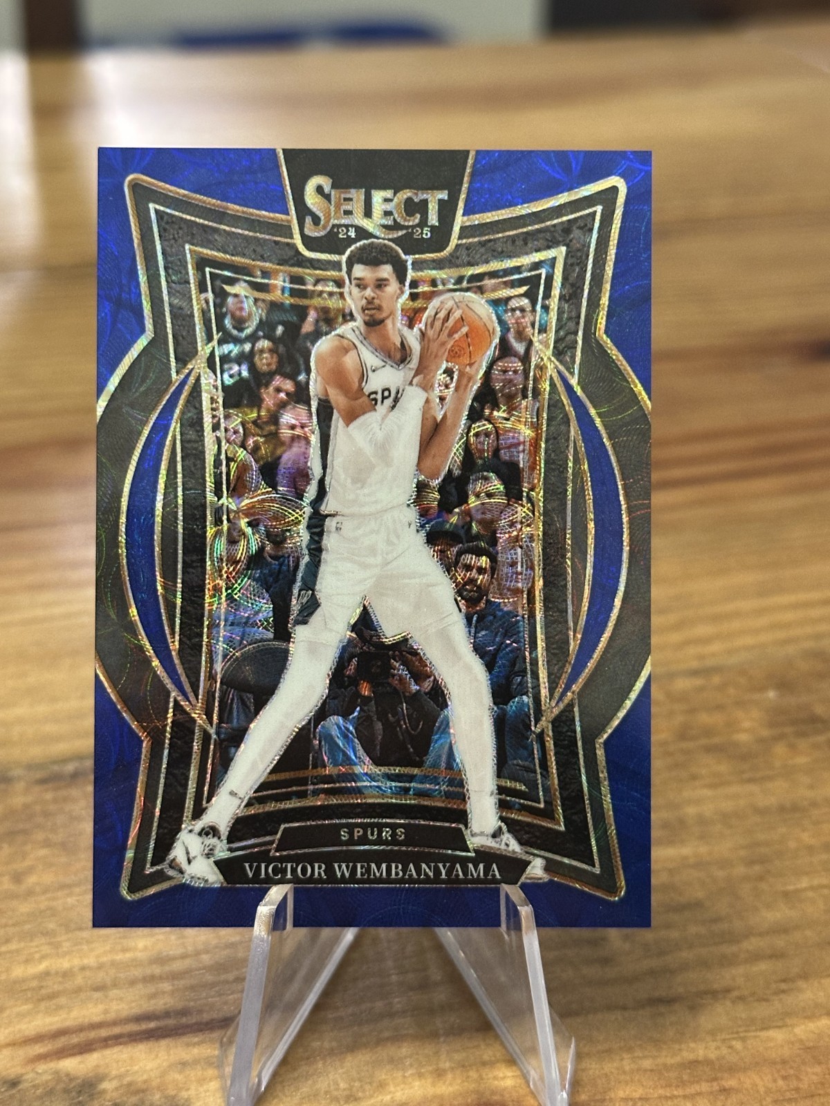 2024-25 Select Victor Wembanyama Concourse Blue Scope Prizm #195/249 Spurs