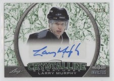 2017 Leaf Invictus Crystalline Signatures Green 10/10 Larry Murphy Auto HOF t0l