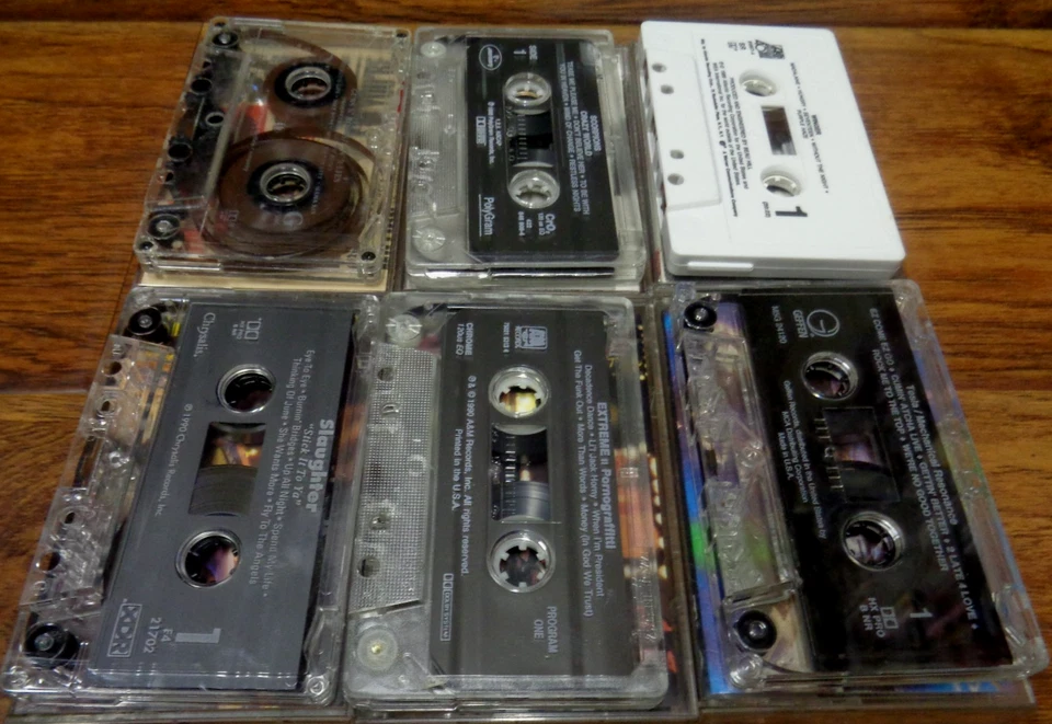 80S METAL CASSETTE LOT WINGER SCORPIONS TESLA GUNS N ROSES TESTED VGC Foto 3 de 4