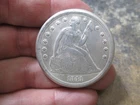 1841 SEATED LIBERTY DOLLAR IN EXTRA FINE CONDITION CLEANED