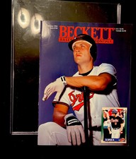 Beckett Baseball Card Monthly January 1995 Cal Ripken Jr in Plastic Case