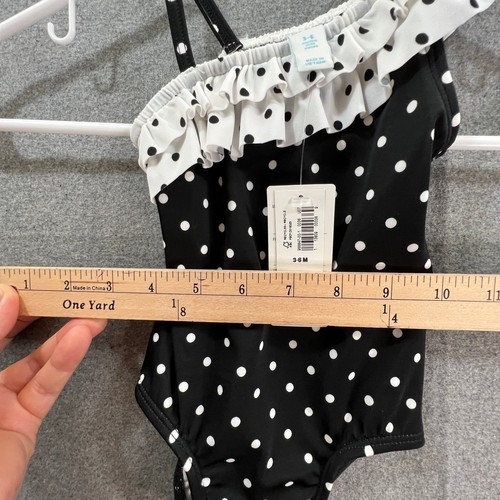 Old Navy Baby Swimsuit Size 3-6M Polka Dot - Picture 6 of 7