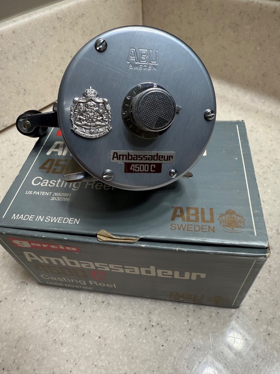 Abu Garcia Ambassadeur 4500C Vintage Reel with box Foot