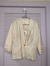 LC Lauren Conrad Blush Pink Lightweight Blazer Jacket Size NWT