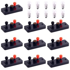 20 Pcs Physics Experiment Lamp Holder Electrical Laboratory Supplies Kit Incl...