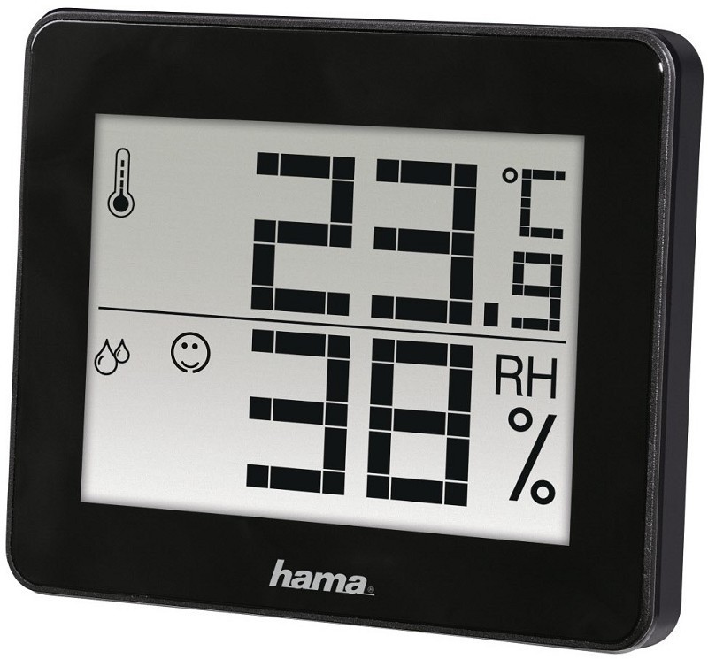 Hama TH-130, Schwarz, Luftqualität, Innen-Hygrometer, Innen-Thermometer, Hygrometer, Thermometer, Hygrometer, Thermometer, 0 - 50 °C, 32 - 122 °F - Bild 7