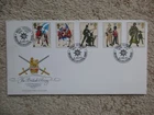1983 BRITISH ARMY UNADDRESSED FIRST DAY COVER, THE IRISH GUARDS, BF 1900 PS  H/S