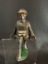 Vintage 1930's-1940's Barclay Manoil Metal Toy Soldier - Stretcher Bearer