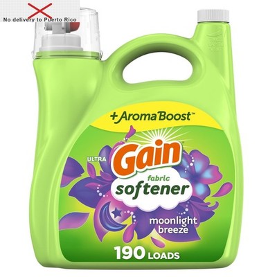 Liquid Laundry Fabric Softener and Conditioner, Moonlight Breeze Scent,140 fl oz