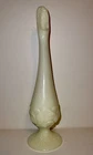 Fenton Glass Company Water Lily Custard Glass Bud Vase 10”
