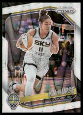 2025 Panini Prizm WNBA #24 Kia Nurse White Seismic Prizm