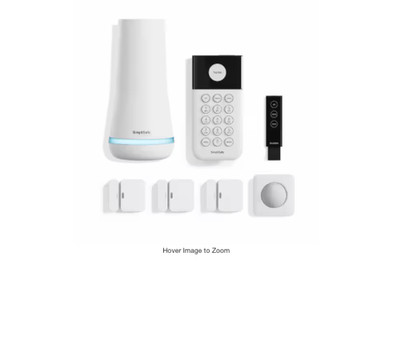 SimpliSafe Smart Home Security System (7-Piece Kit)   Base Station, Keypad-NEW