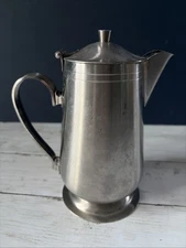 THC Stainless Steel Double Wall Carafe Pitcher w/ Hinged Flip Lid  Japan 7322