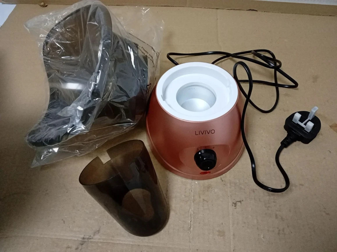 Livivo Facial Face Spa Steamer Inhaler Aromatherapy Diffuser Dual Nose Cones Kit