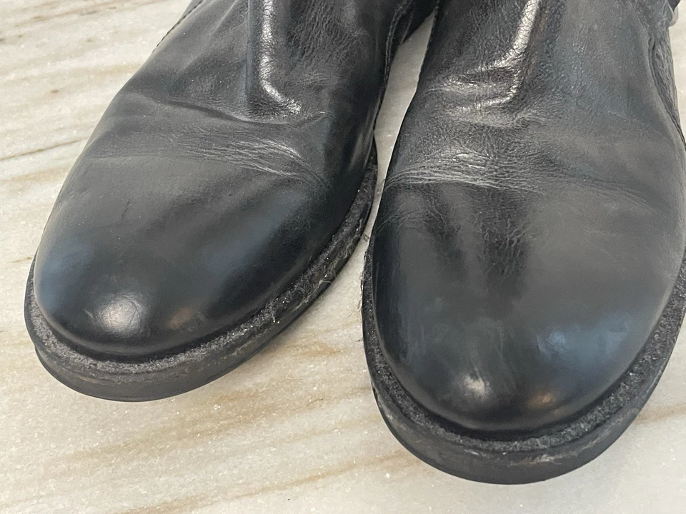 Vera Wang Lavender Label Black Boots sz  8.5 Women’s Black With Buckle - Image 2 of 4