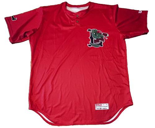 Game Worn Lowell Spinners Spielertrikot von Wilson XL rot 19