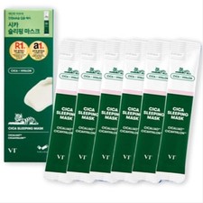 VT Cica Sleeping Mask 4ml x 6pcs Soothing Hydrating Sleeping Mask K-Cosmetics