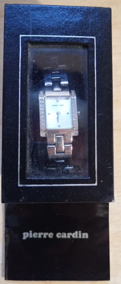 OROLOGIO DA DONNA - PIERRE CARDIN - ACCIAIO - VINTAGE - Immagine 4 di 4