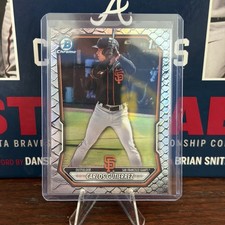 2026 Bowman Chrome Reptilian Refractor BCP-14 Carlos Gutierrez, SF Giants