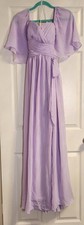 Women's Lavender Long Formal Gown Sz 12 NWT