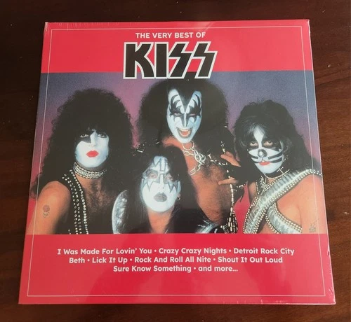 KISS THE VERY BEST OF DUTCH EXCLUSIVE LIMITED RED VINYL LP 2025 FACTORY SEALED