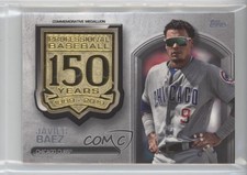 2019 Topps Update 150th Anniversary Manufactured Medallion Javier Baez 0p8x