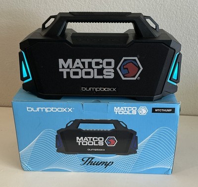 Matco Tools Bumpboxx Thump Portable Bluetooth Speaker Black 12000mAh