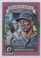 2016 Panini Donruss Optic Diamond Kings Pink Andrew McCutchen #22 k5i