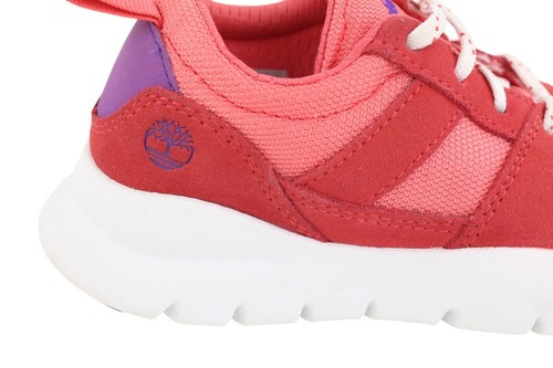 TIMBERLAND A2499 Zapatillas De Niña EU31 Rosa De Caída Con Cordones ReBOTL - Picture 15 of 15