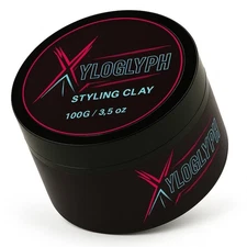 Men’s Hair Paste, Strong Hold Matte Finish, Texturizing Styling Clay 100g