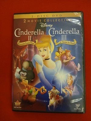 Cindarella 2 and 3 Brand New Unopened Kids Princess Movie DVD Set  Disney Sealed