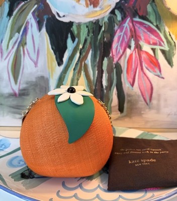 Kate Spade Novelty Orange Fruit Spice Things Up Crossbody Purse Handbag