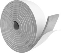 Dichtungsband Selbstklebend Moosgummi Grau 50Mm X 6Mm Schaumstoff 4M Schalldicht