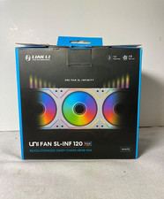 Lian Li UNI Fan SL-Infinity 120 ARGB 120mm Case Fan Triple Pack - UF-SLIN120-3B