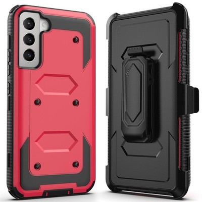 For Samsung Galaxy S21 Cell Phone Case Shockproof Hard Cover / Belt Clip Holster