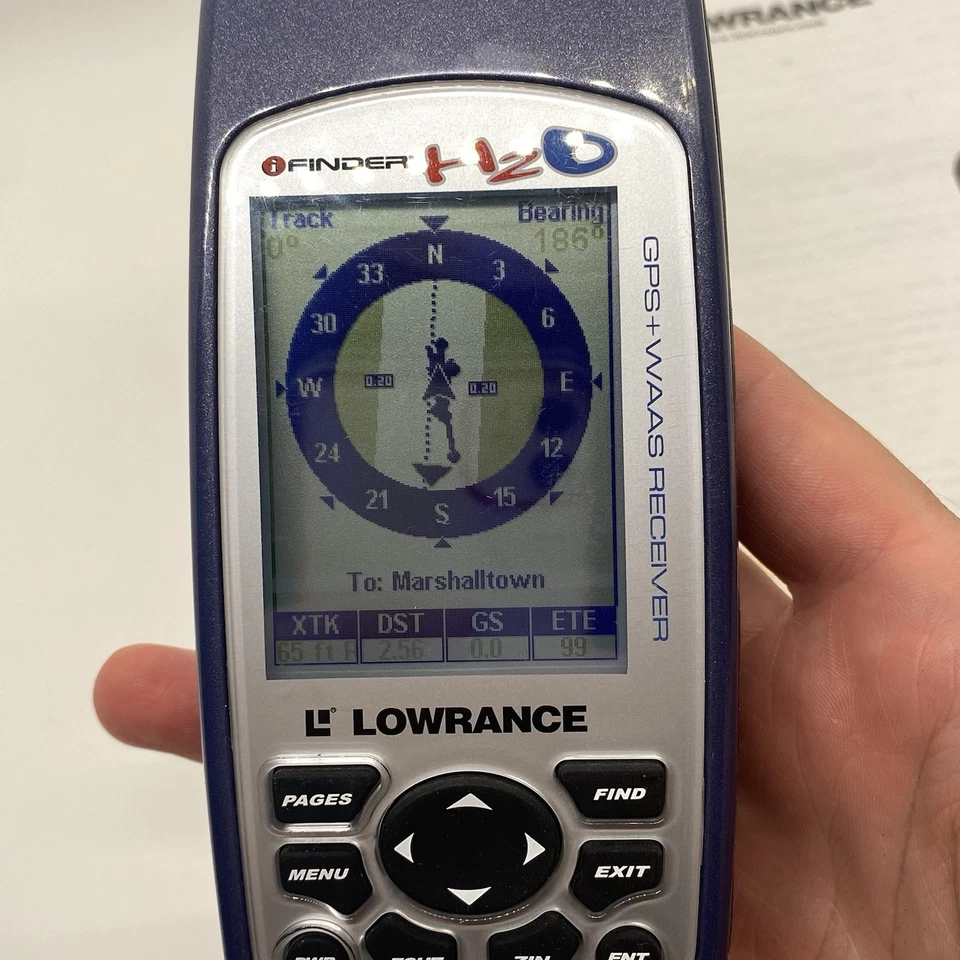 Lowrance iFINDER H2O Handheld GPS WAAS Receiver Manual & Map Card Bundle - Image 3 of 4