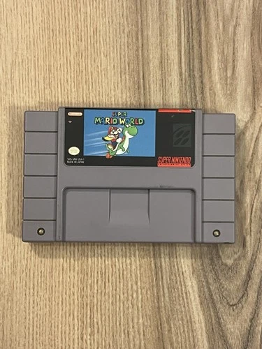 Super Mario World (Super Nintendo, SNES 1991) Cart Only Tested