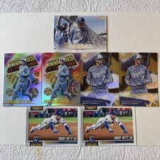 2026 Topps Series 1 and 2025 Stadium Club- Bobby Witt Jr. -7 Card Lot