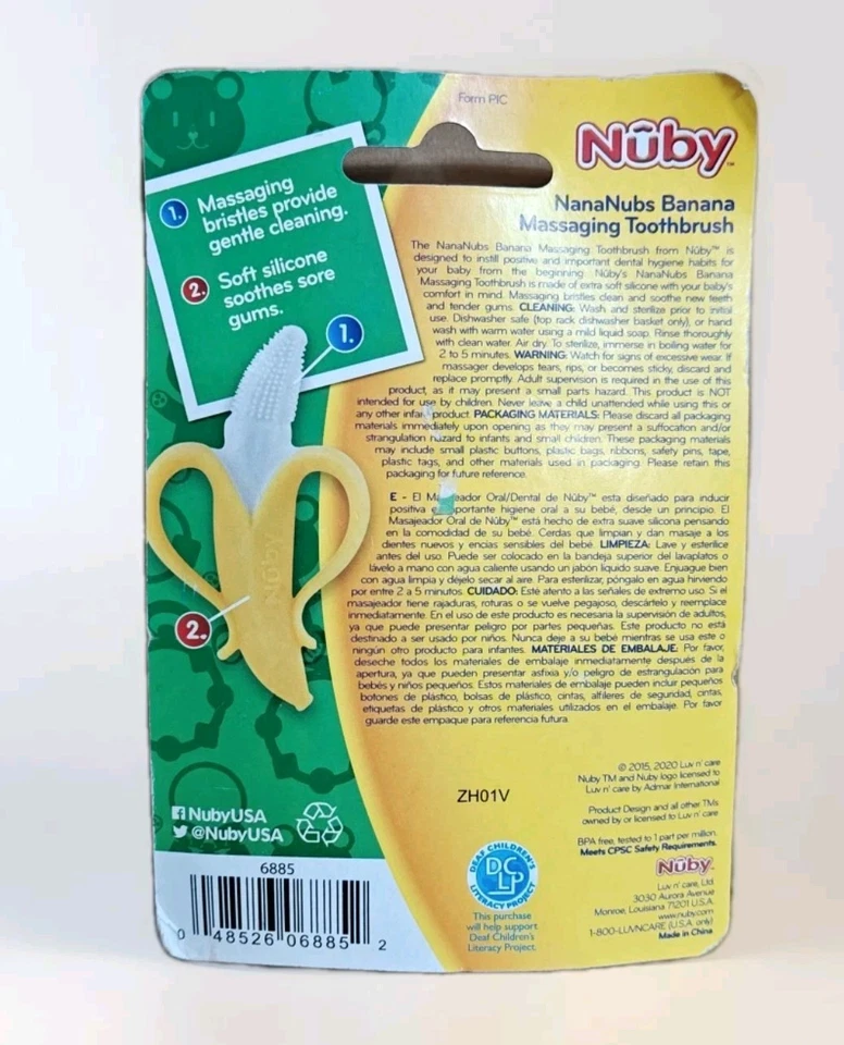 Nuby Nananubs Banana Massaging Teether - Image 2 of 3
