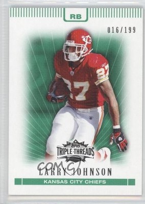 2007 Topps Triple Threads Emerald 16/199 Larry Johnson #29 0l1