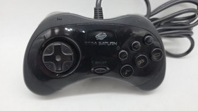 SEGA SATURN ORIGINAL OEM CONTROLLER GAMEPAD MK-80116 REMOTE BLACK CONTROL