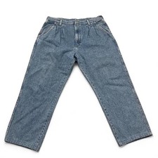 Vintage 90s Wrangler 94300RW Pleated Relaxed Taper Jeans Made In USA