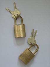 2x Assa Abloy Union 361/3 Padlocks