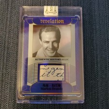 2025 Eternal Revelation Marlon Brando BLUE HANDWRITING RELIC 32/75 ACTOR
