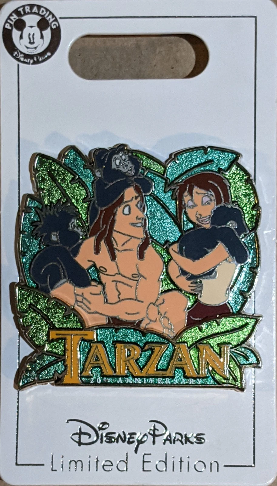 Disney Tarzan 20th Anniversary Jane Baby Gorillas LE 4000 Pin