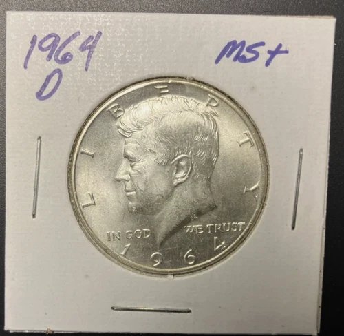 1964-D 50C Kennedy Half Dollar 90% Silver BU