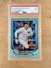2025 BOWMAN MEGA BOX - Aaron Judge Chrome Aqua Refractor /125 - #99 PSA 9 MVP